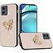 Motorola For Motorola Moto G Power 5g 2024 SPLENDID Diamond Glitter Ornaments Engraving Case Cover Garden Butterflies