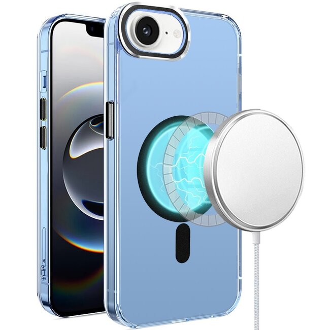 For Apple For Apple iPhone 16E / SE4 Matching Clear Transparent Circle Design Case Cover