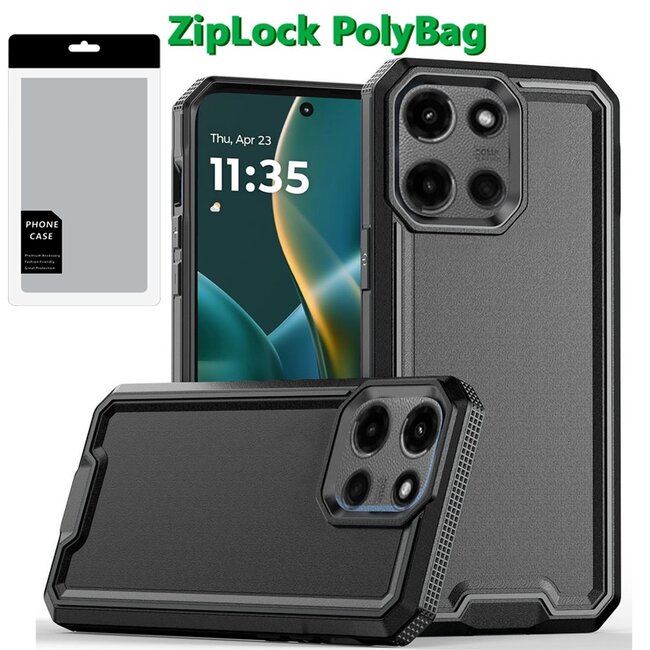 Motorola [PolyBag] For Moto G Stylus 5G 2025 Rank Tough Strong Modern Fused Hybrid