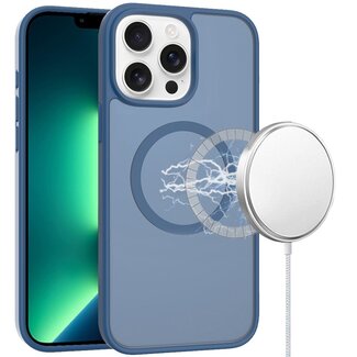 For Apple For Apple iPhone 13 Pro Max Magnetic Circle Smooth Safe Matte Feel Hybrid Case