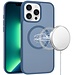 For Apple For Apple iPhone 13 Pro Max Magnetic Circle Smooth Safe Matte Feel Hybrid Case