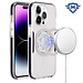For Apple For Apple iPhone 15 Pro METKASE IMD Design Pattern Magnetic Circle Premium Hybrid Case