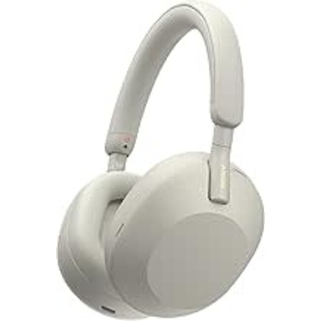 Techy Sony WH-1000XM5 Noise-Canceling Wireless Over-Ear Headphones Silver Open Box