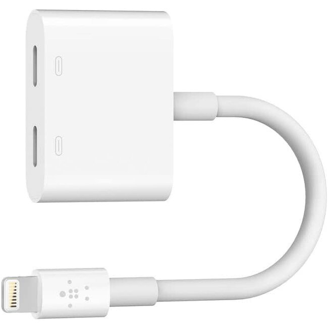 Techy Belkin Lightning Audio + Charge Rockstar, iPhone Lightning Audio Adapter