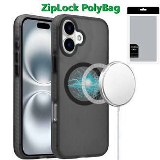 For Apple [PolyBag] For Apple iPhone 16 Plus 6.7 inch Magnetic BOLD Hybrid