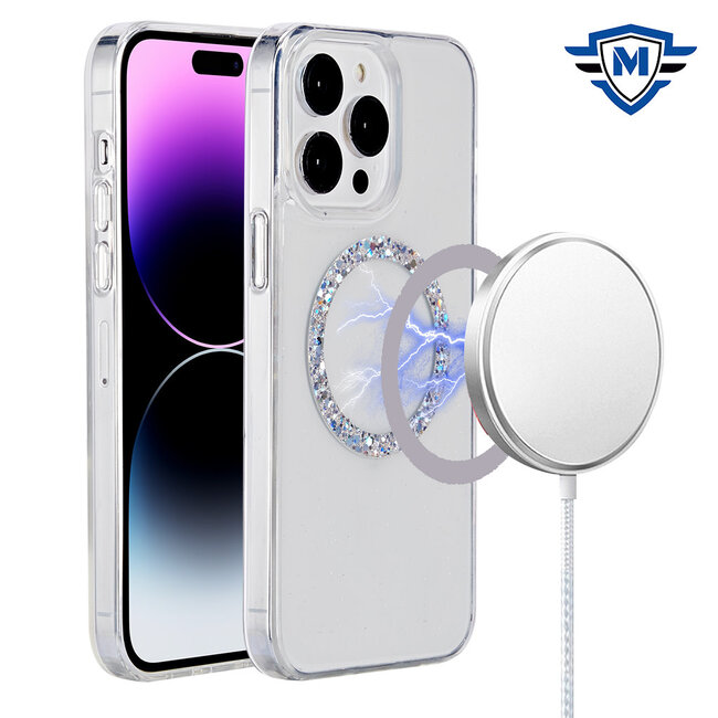 For Apple For Apple iPhone 12 & iPhone 12 Pro METKASE Double Protection IMD Design Pattern Magnetic Circle Premium Case
