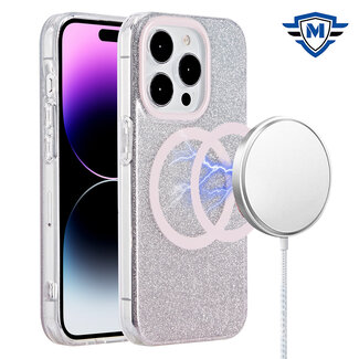 For Apple For Apple iPhone 12 & iPhone 12 Pro METKASE Double Protection IMD Design Pattern Magnetic Circle Premium Case
