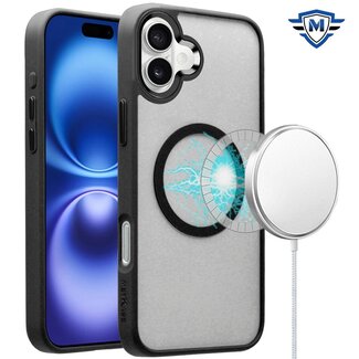 For Apple [METKASE] For Apple iPhone 16 Plus 6.7 inch Magnetic CLARITY Transparent Hybrid