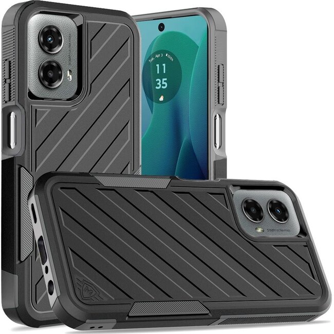 Motorola For Motorola Moto G 5G 2024 Noble lined shockproof dual layer hybrid