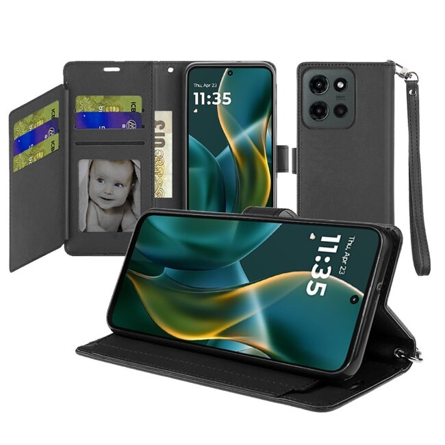 Motorola For Moto G Stylus 5G 2025 Wallet ID Card Holder Case Cover