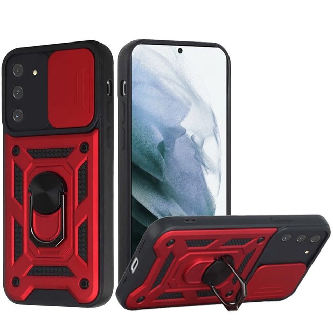 For Samsung For Samsung s21 Ultra / s30 Ultra ELITE Camera Push Magnetic Ring Stand Hybrid Case Cover