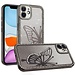 For Apple For Apple iPhone 11 (XI6.1) Electroplated Butterfly With Diamonds Glitter Shimmer Hybrid Case