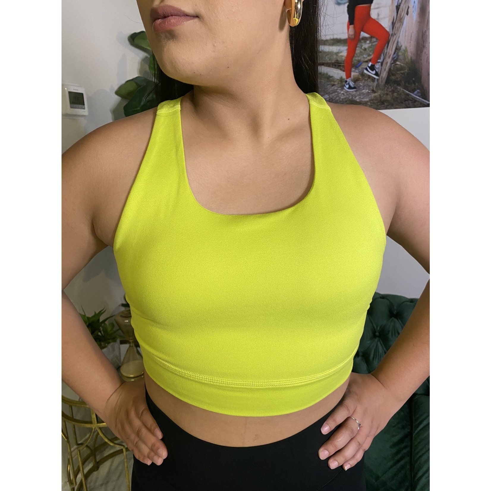 Core 10 all day comfort sport bra/ neon yellow - Untamed Athletics