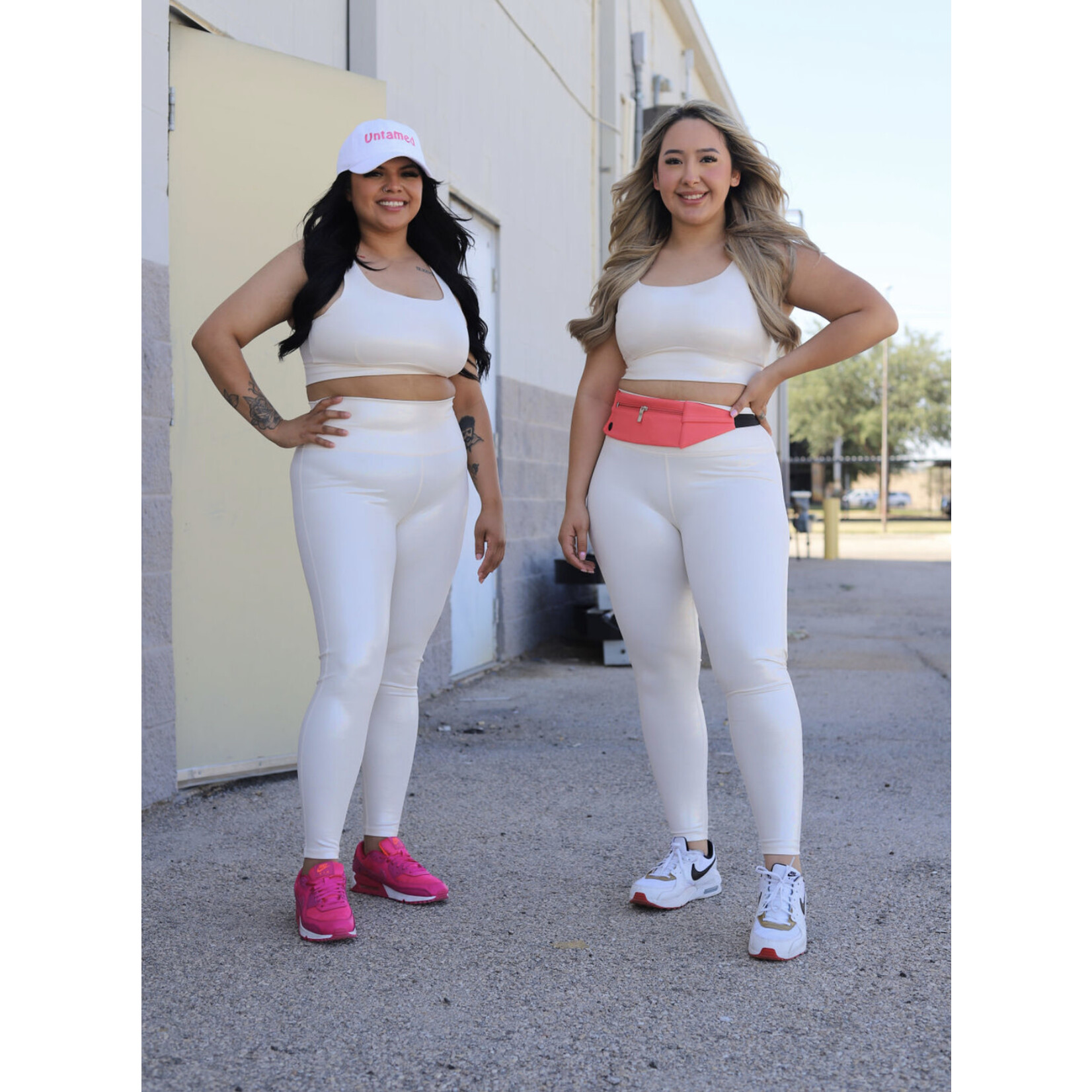 Mono b Foil high waist leggings