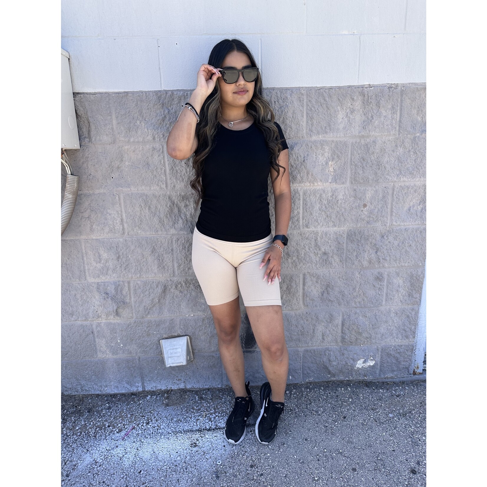 Mono b Perforated Tee