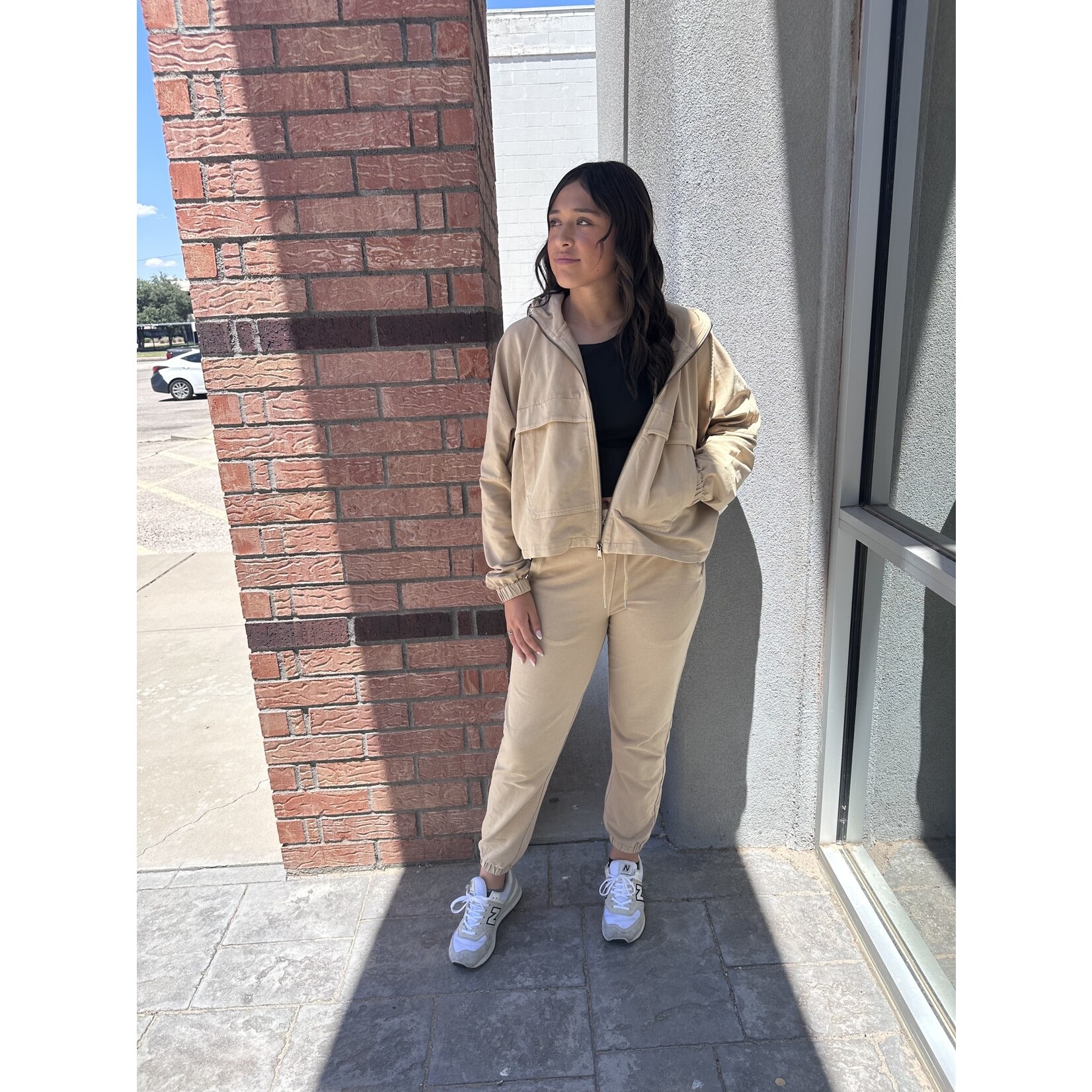 Twill joggers