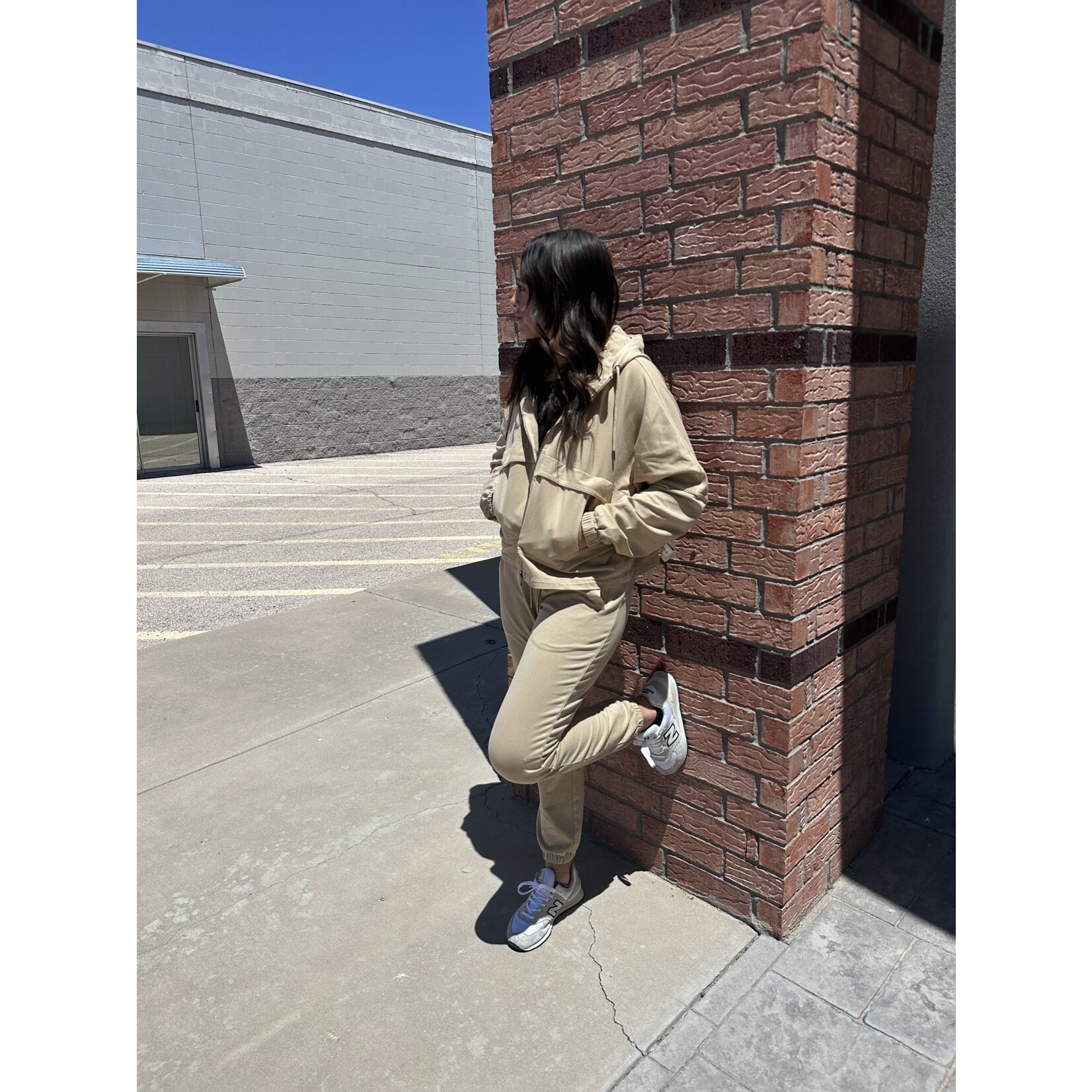 Twill joggers