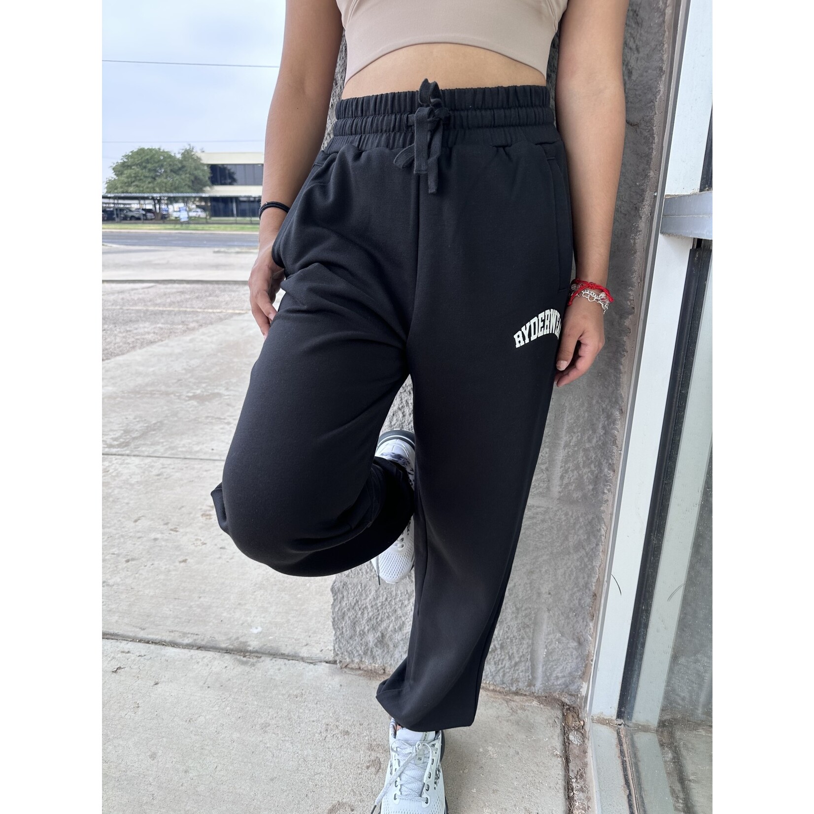 Collegiate track pants