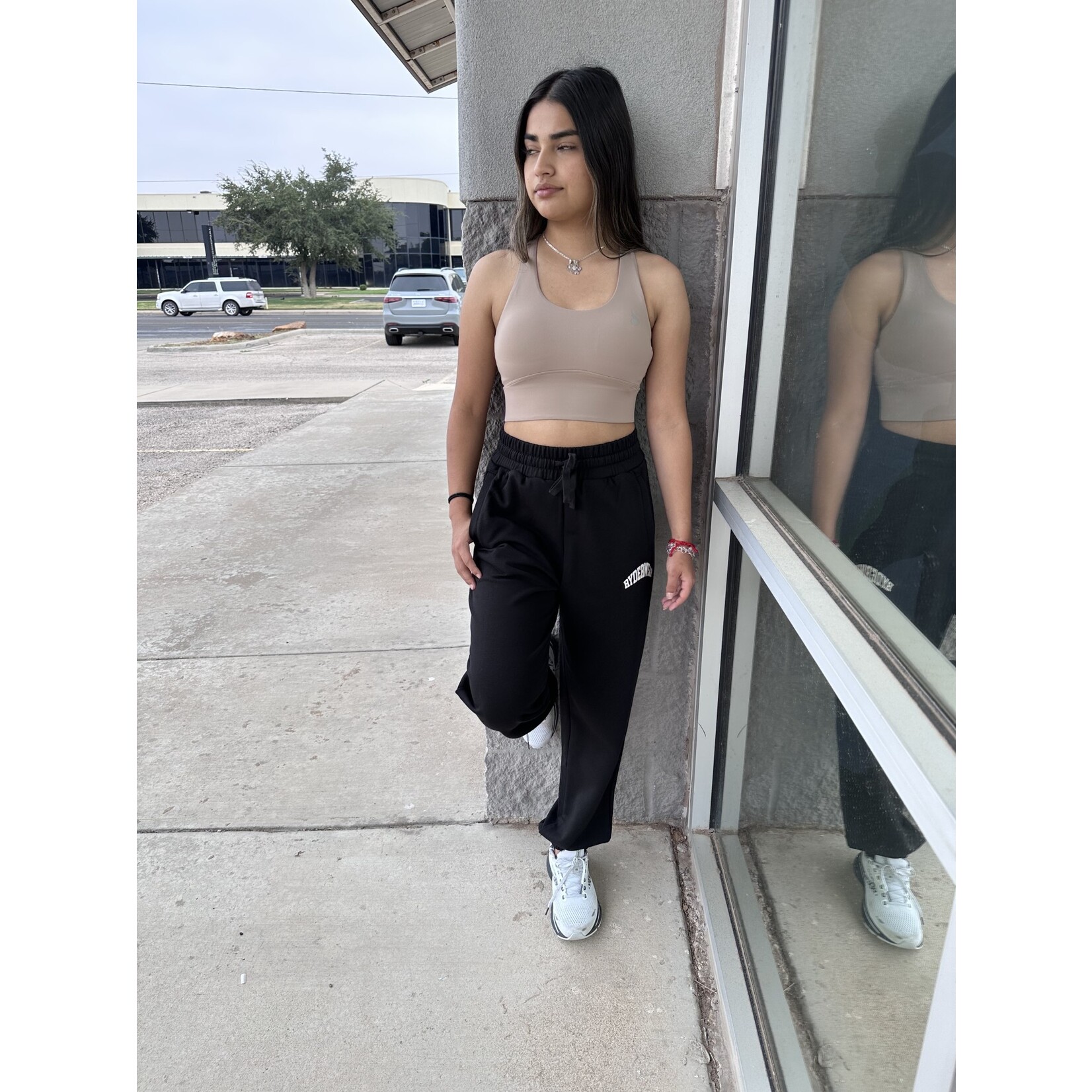 Collegiate track pants
