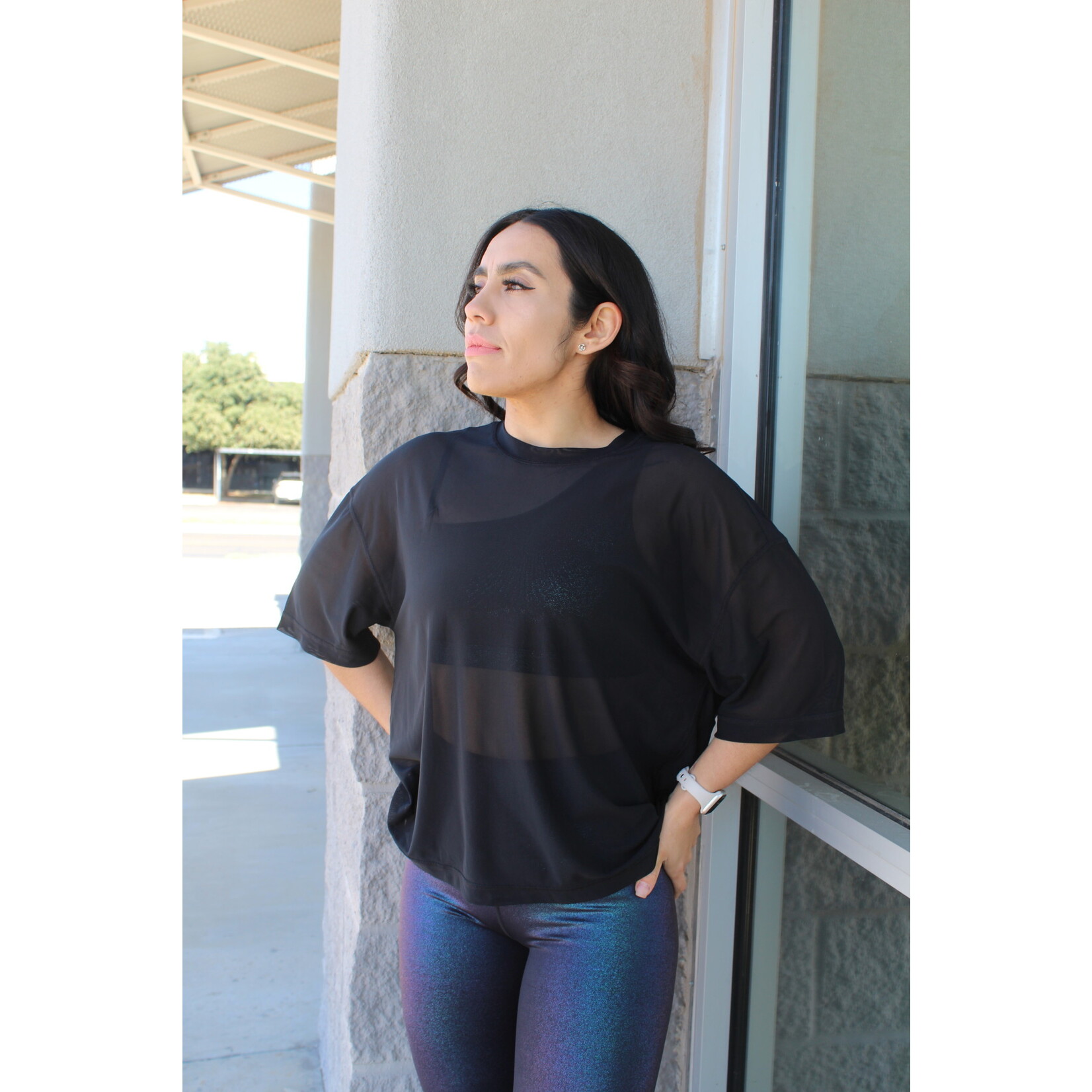 Boxy Sheer Tee