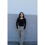 Mono b Perforated long sleeve