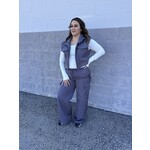Satin Cargo Pants