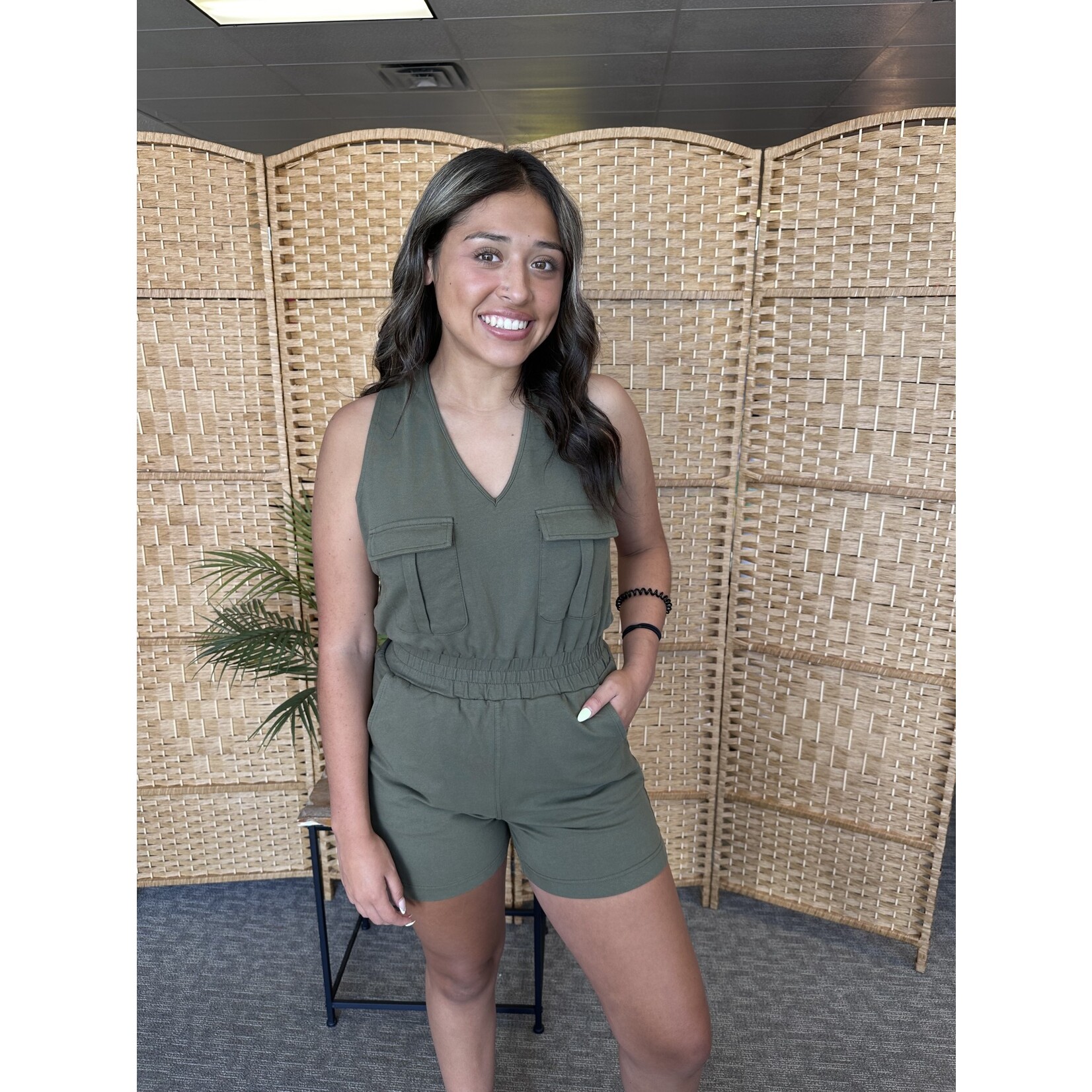 Cross-Back Romper