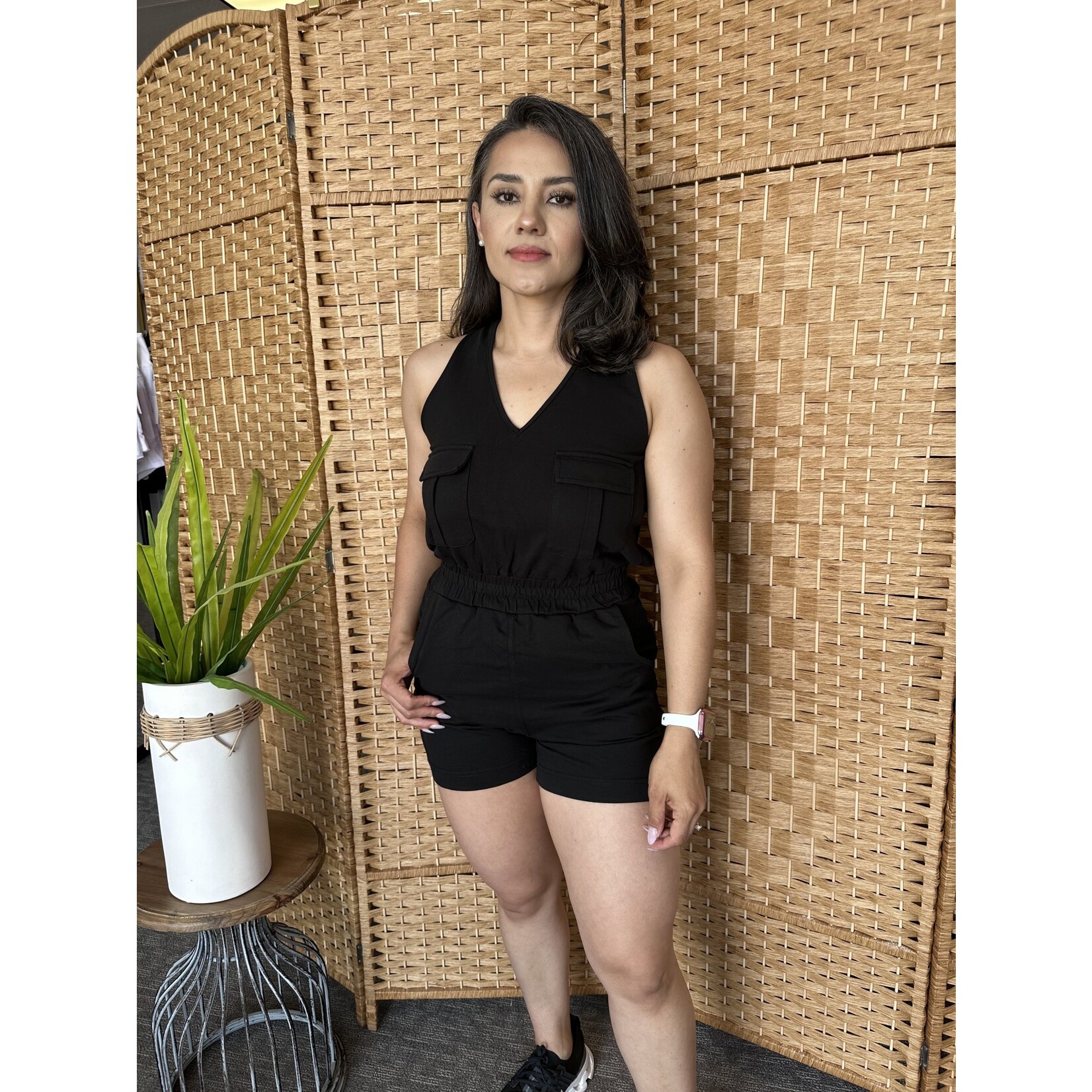 Cross-Back Romper