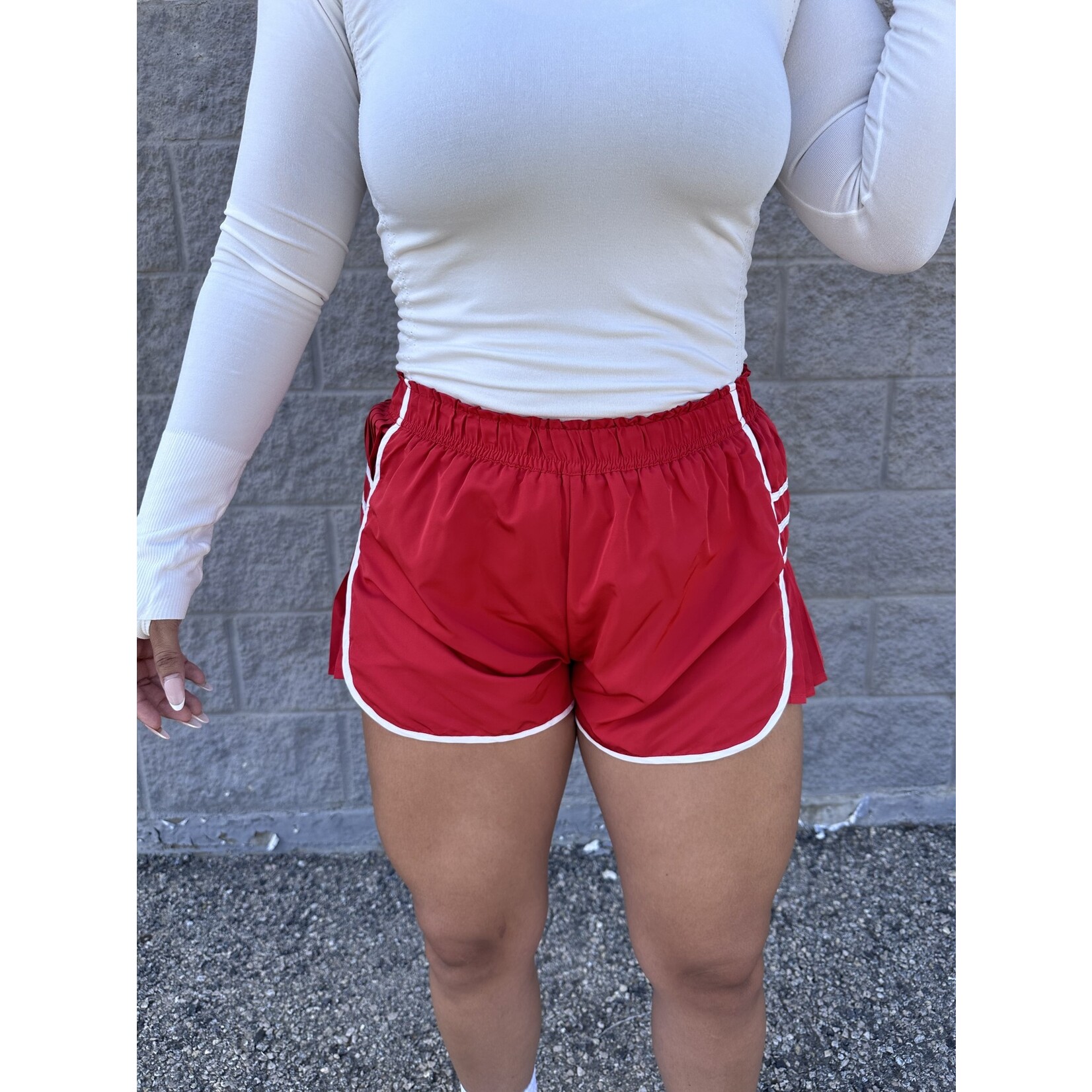 Athletic Side Pleated Short