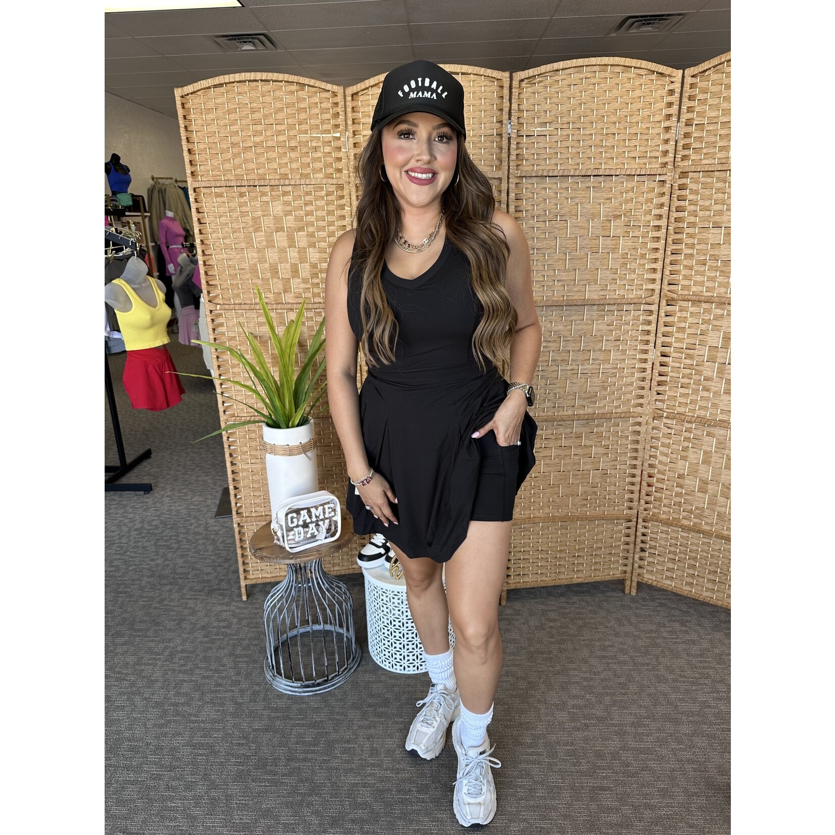 V Neck Golf Dress