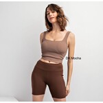 Rib Square neck Tank