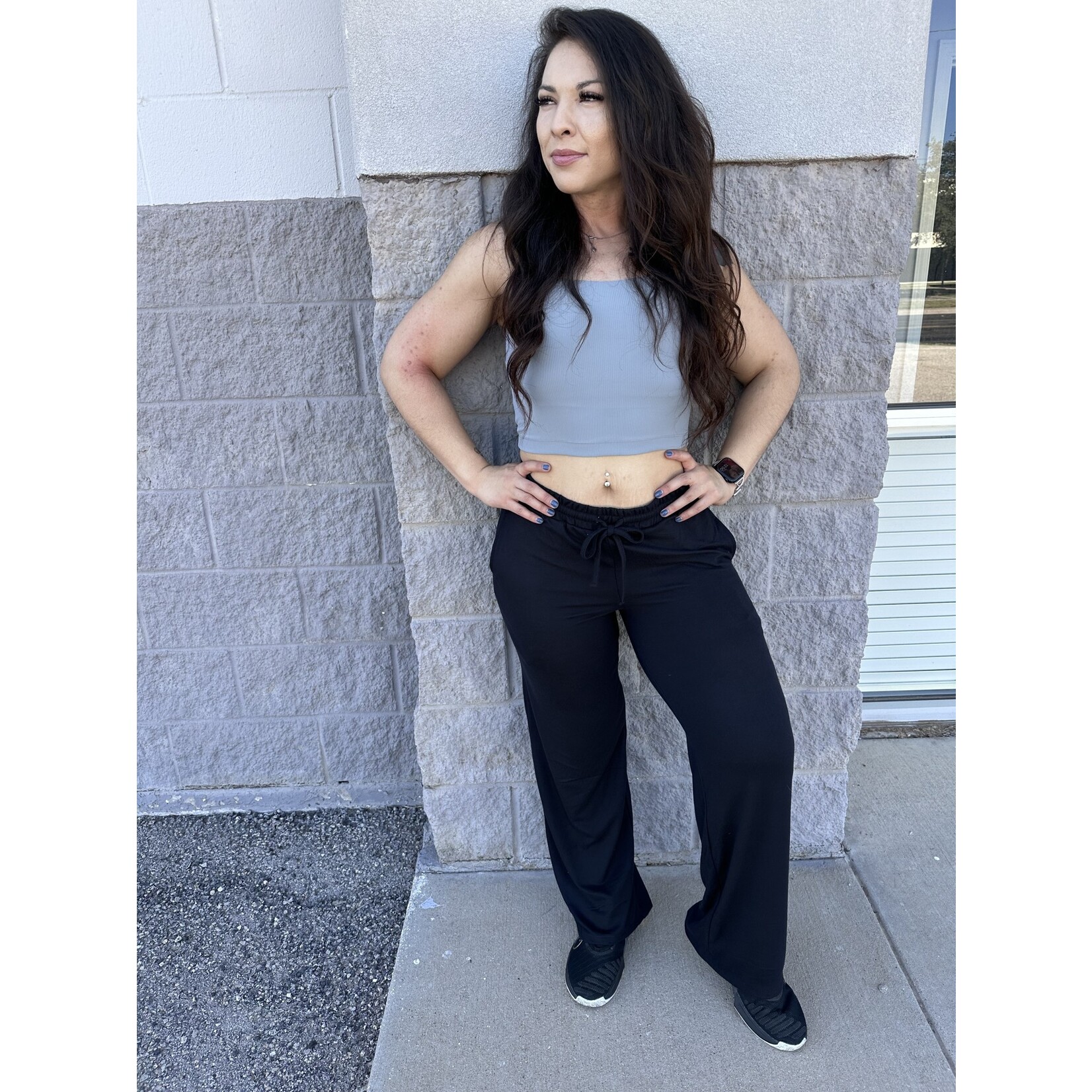 Rib Square neck Tank