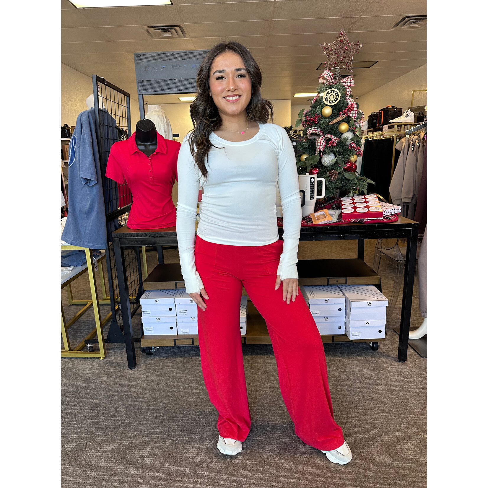 V Waist Wide Pant
