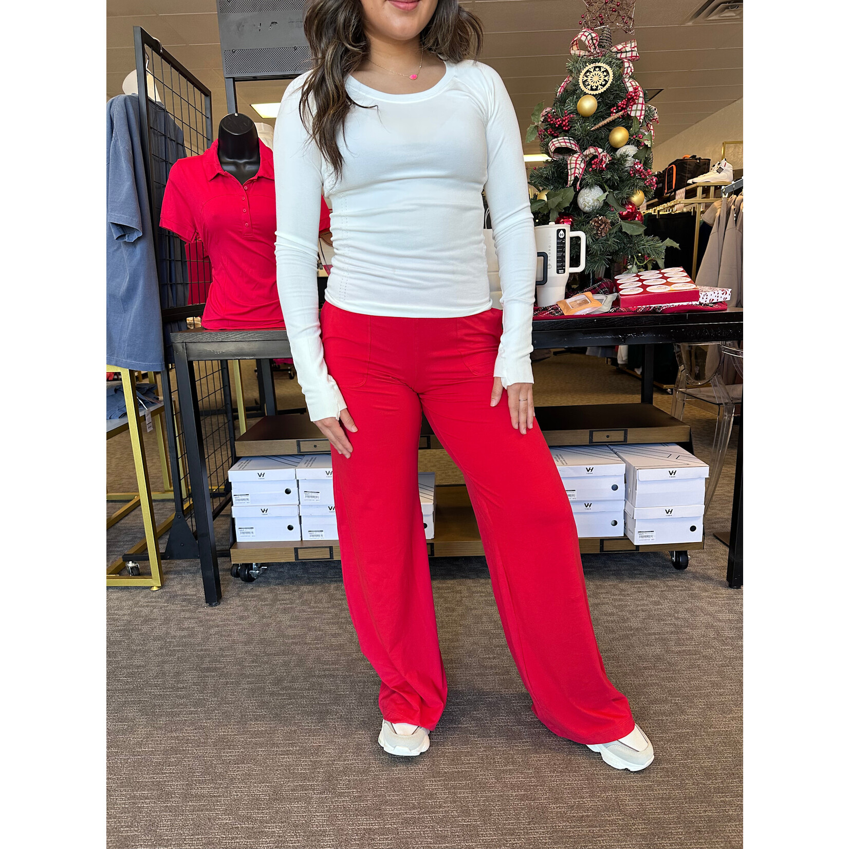 V Waist Wide Pant