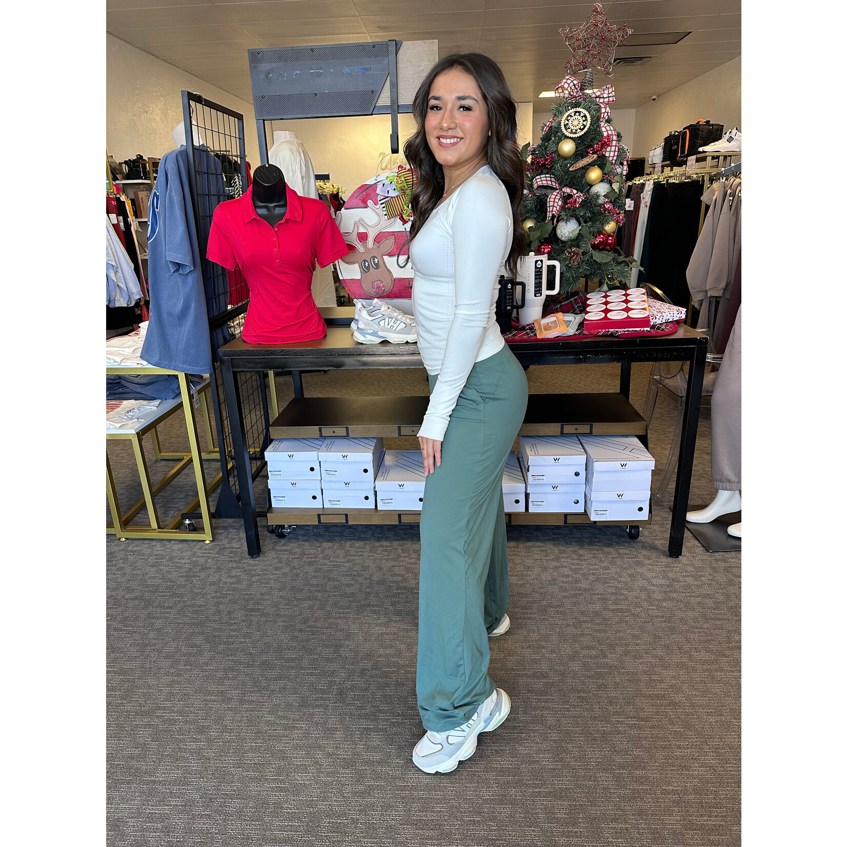 V Waist Wide Pant