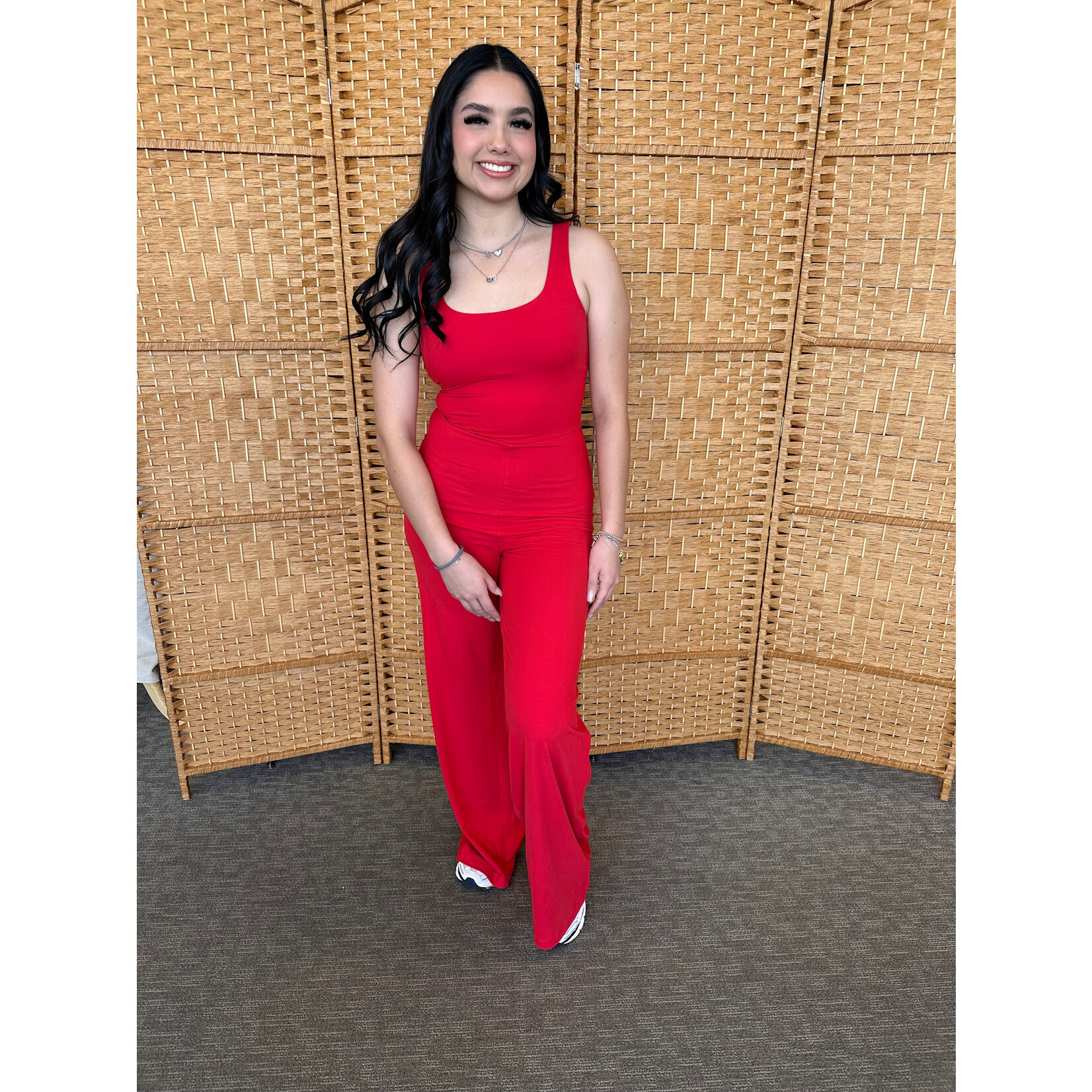 Wide leg jumpsuit