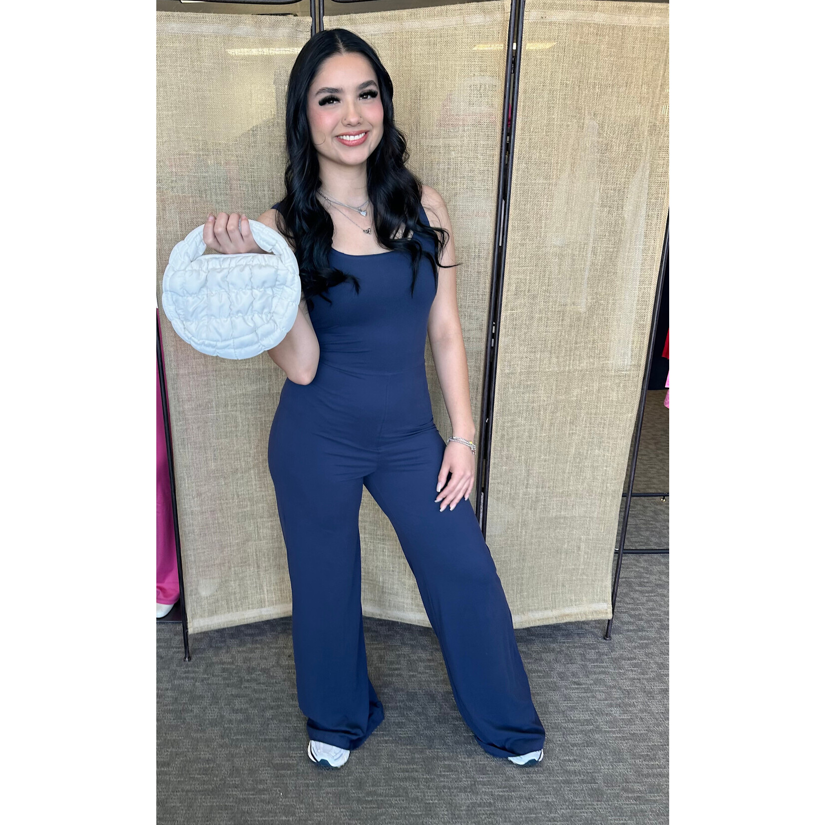 Wide leg jumpsuit