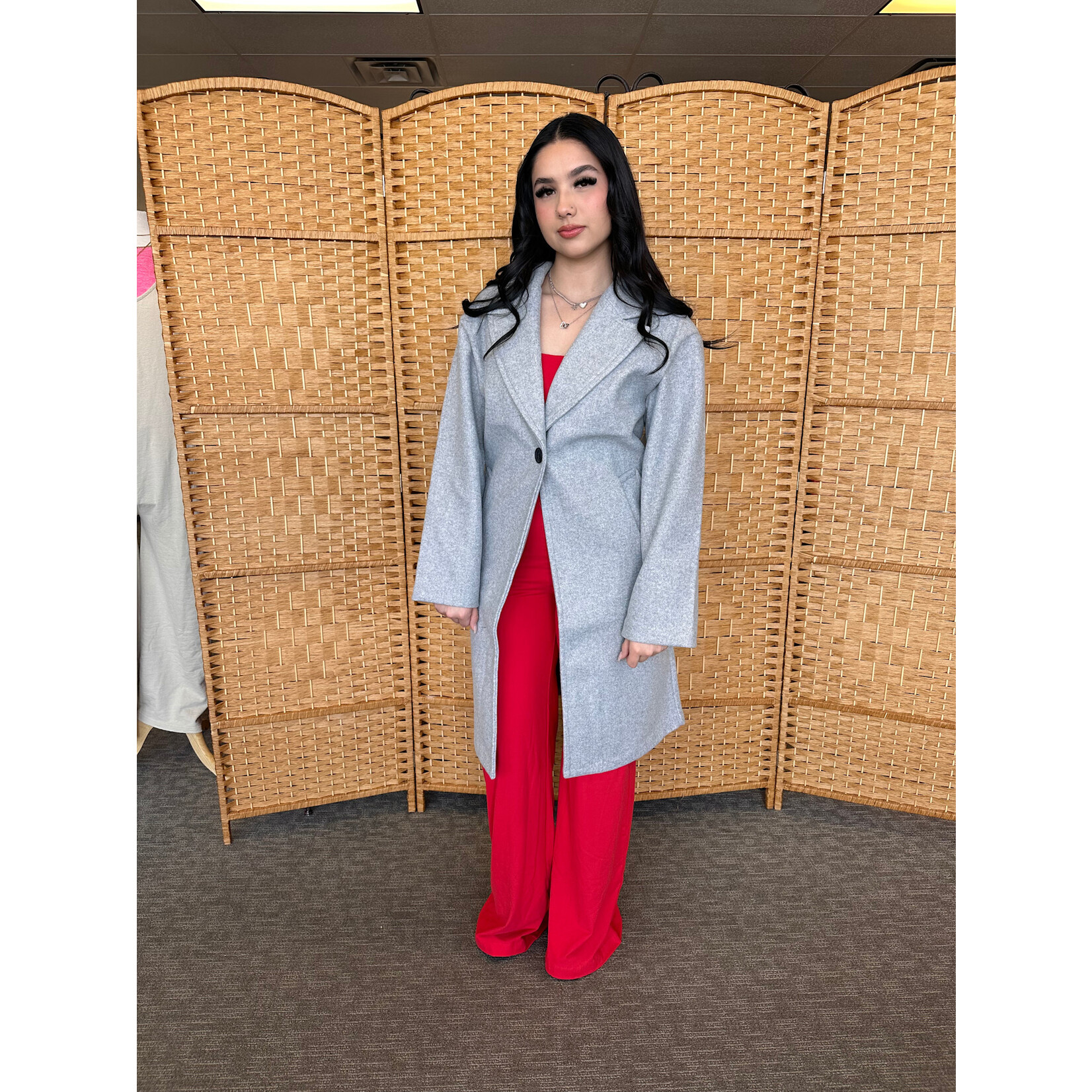 Wide leg jumpsuit