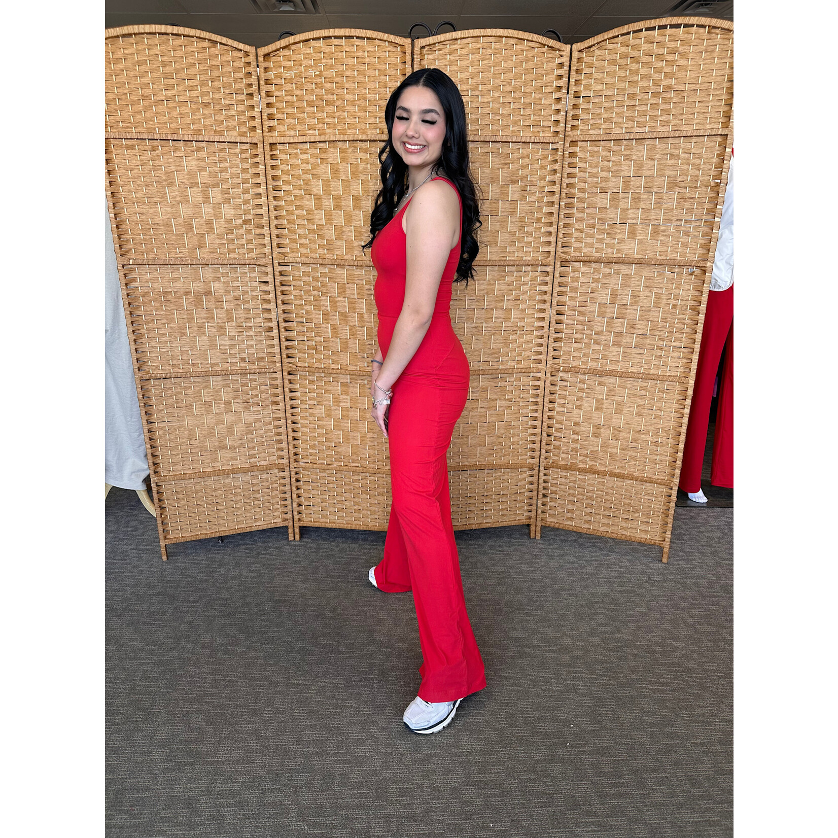 Wide leg jumpsuit