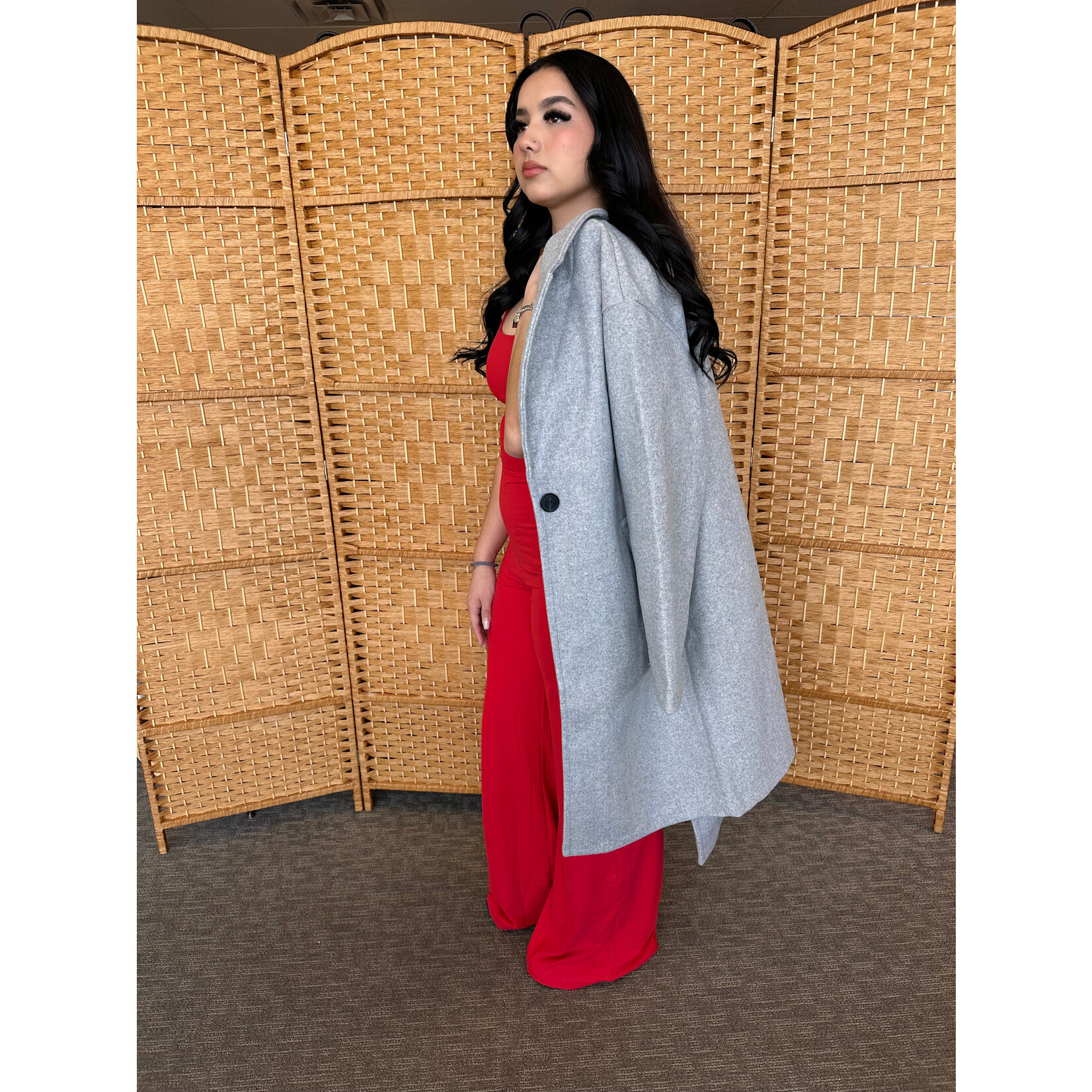 Wide leg jumpsuit