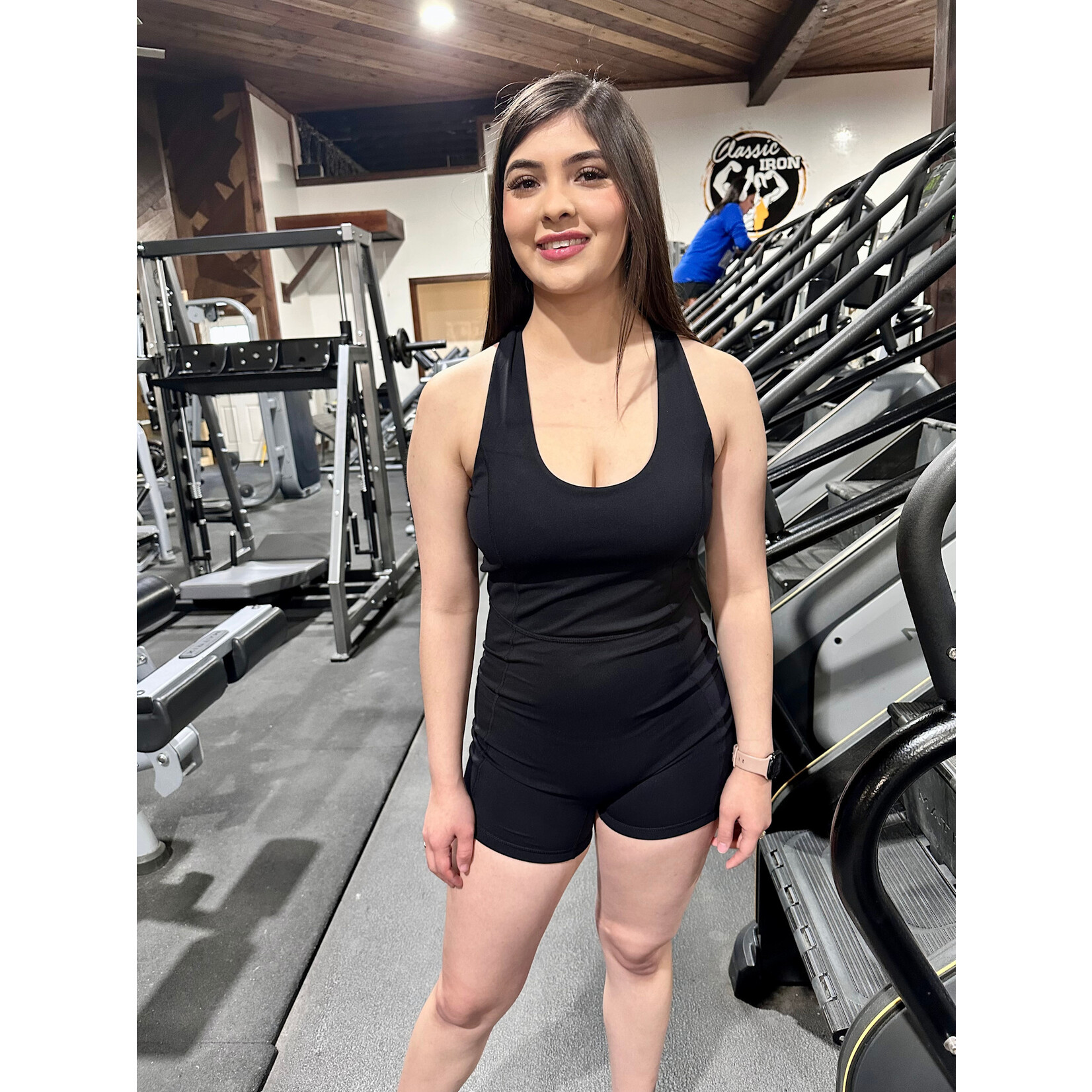 Keyhole Cutout Shortsie