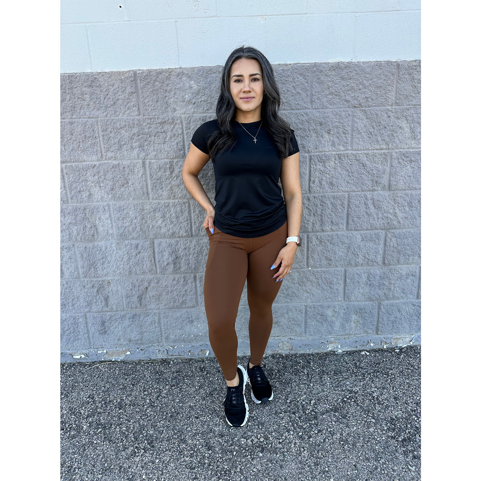 Tapered Band Highwaist Leggings