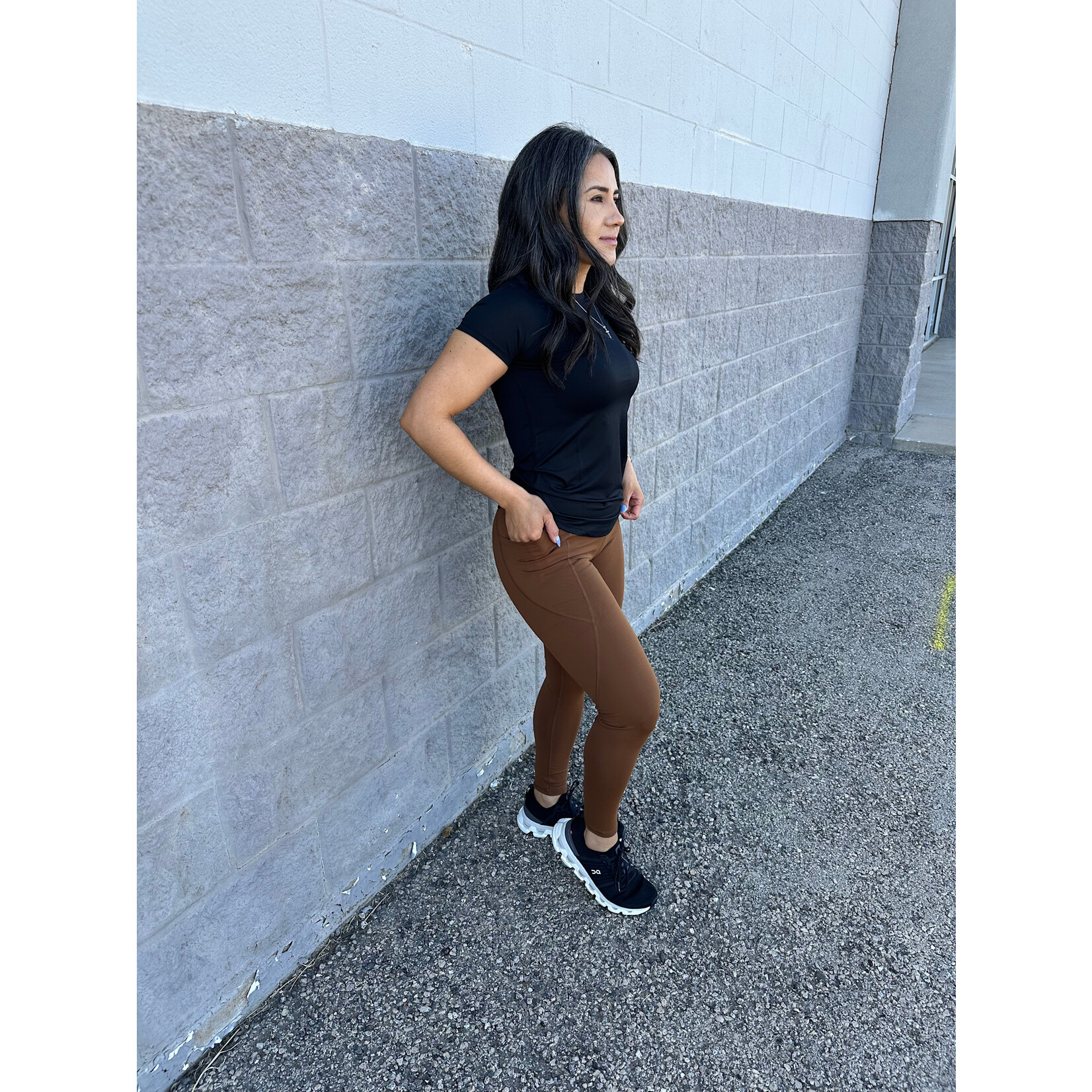 Tapered Band Highwaist Leggings