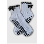Pilates B&W Bow Socks