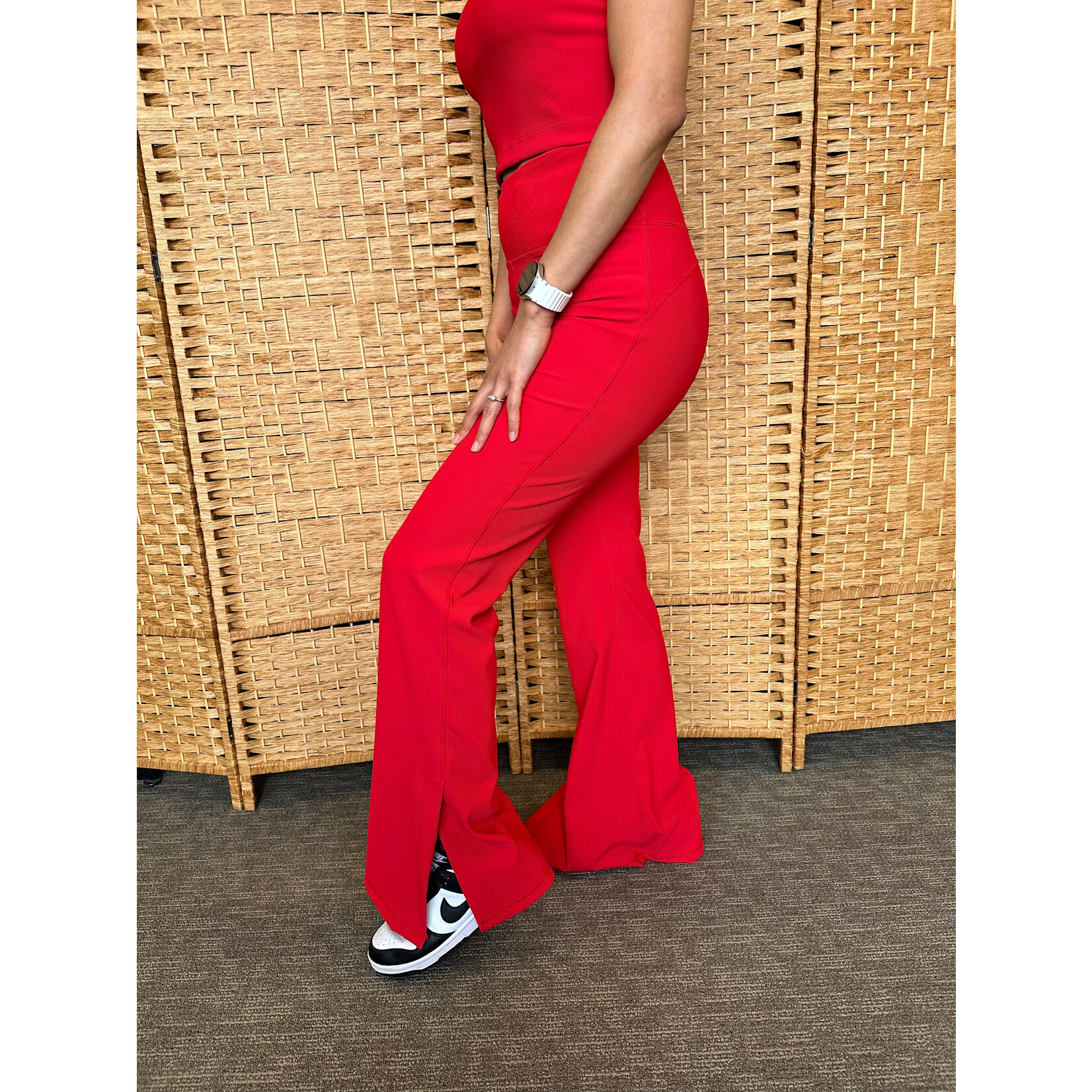 Rib Flare Pant