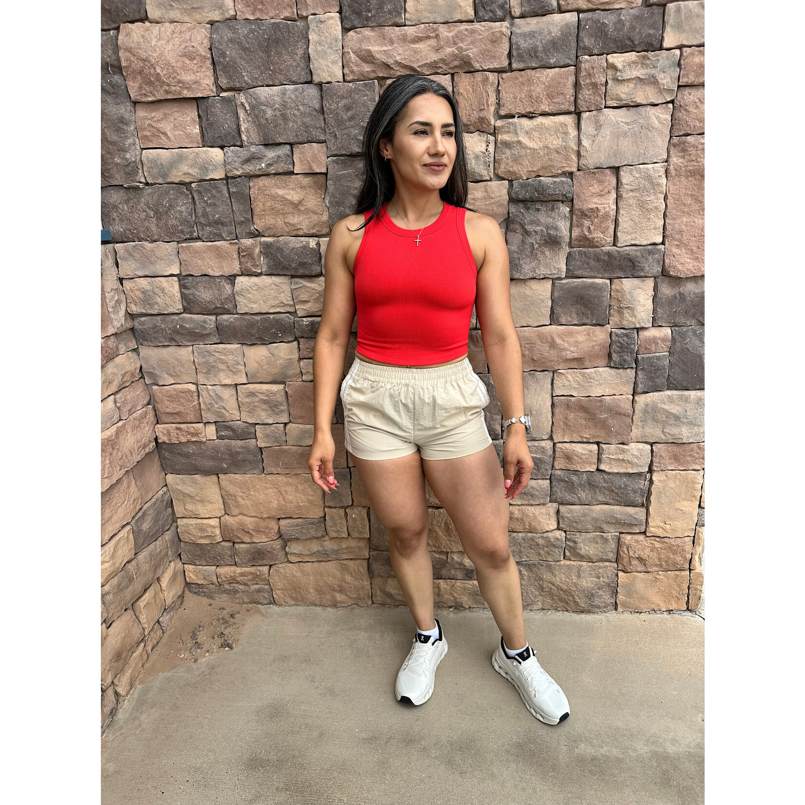 Air Flow Striped Shorts