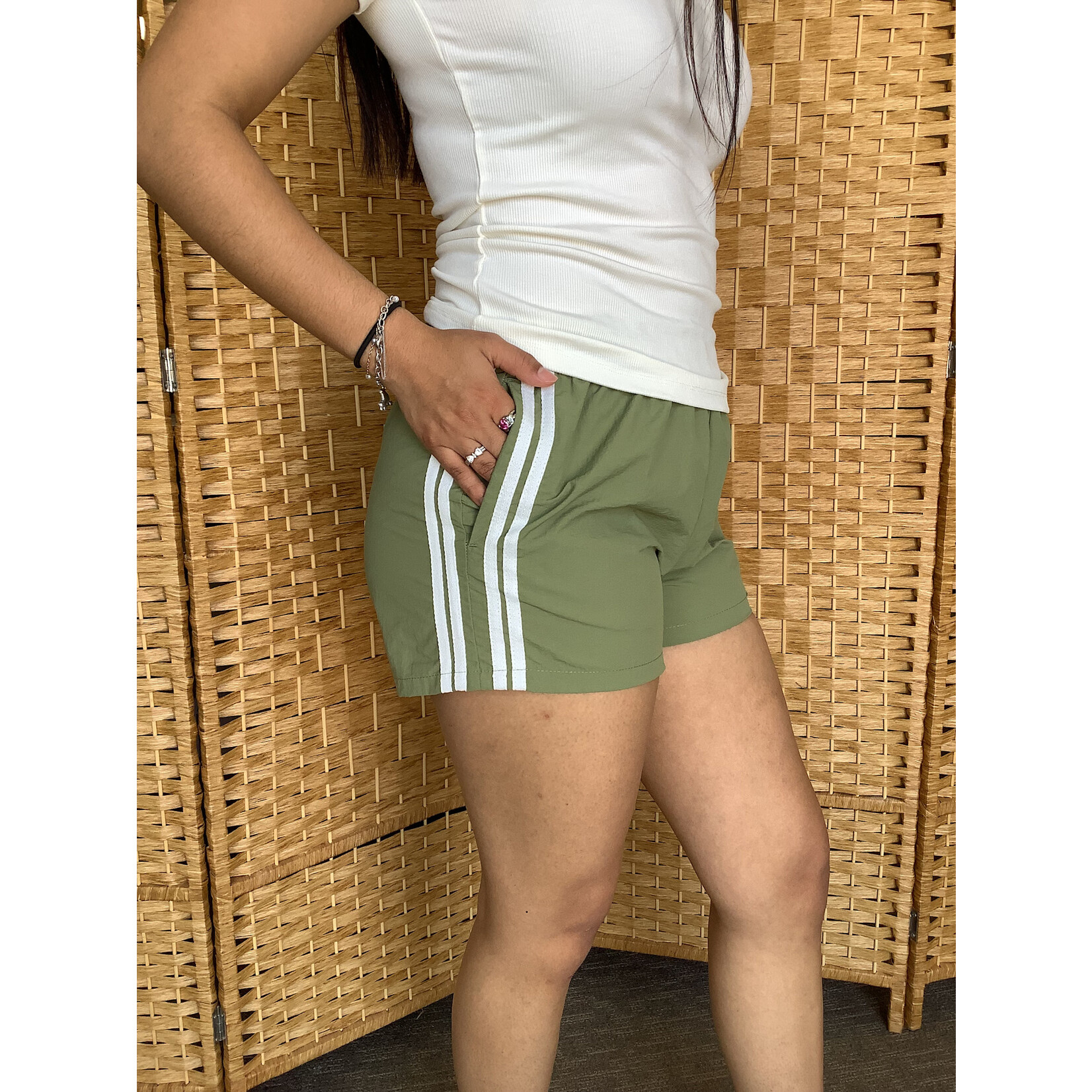 Air Flow Striped Shorts