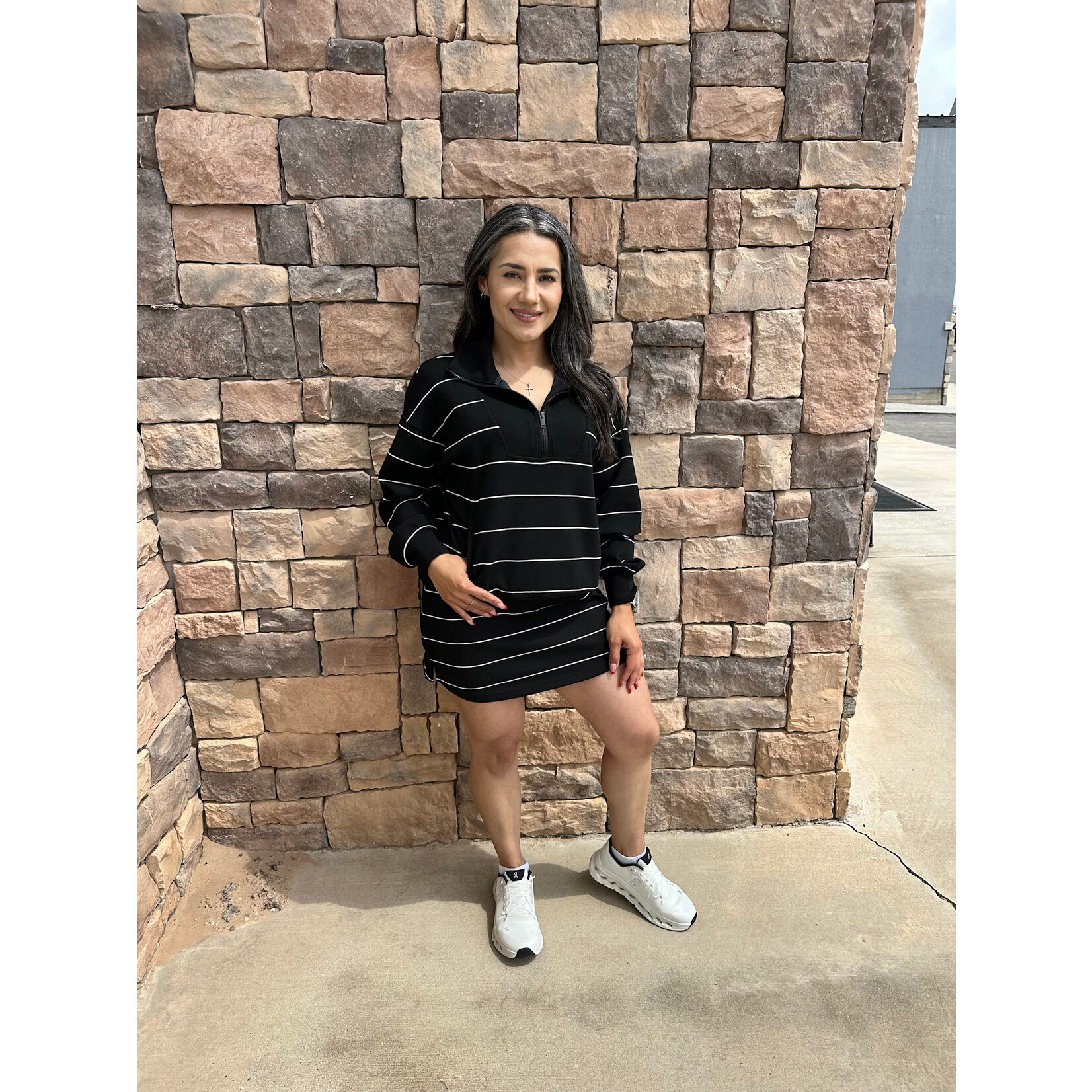 Modal Stripe Skort