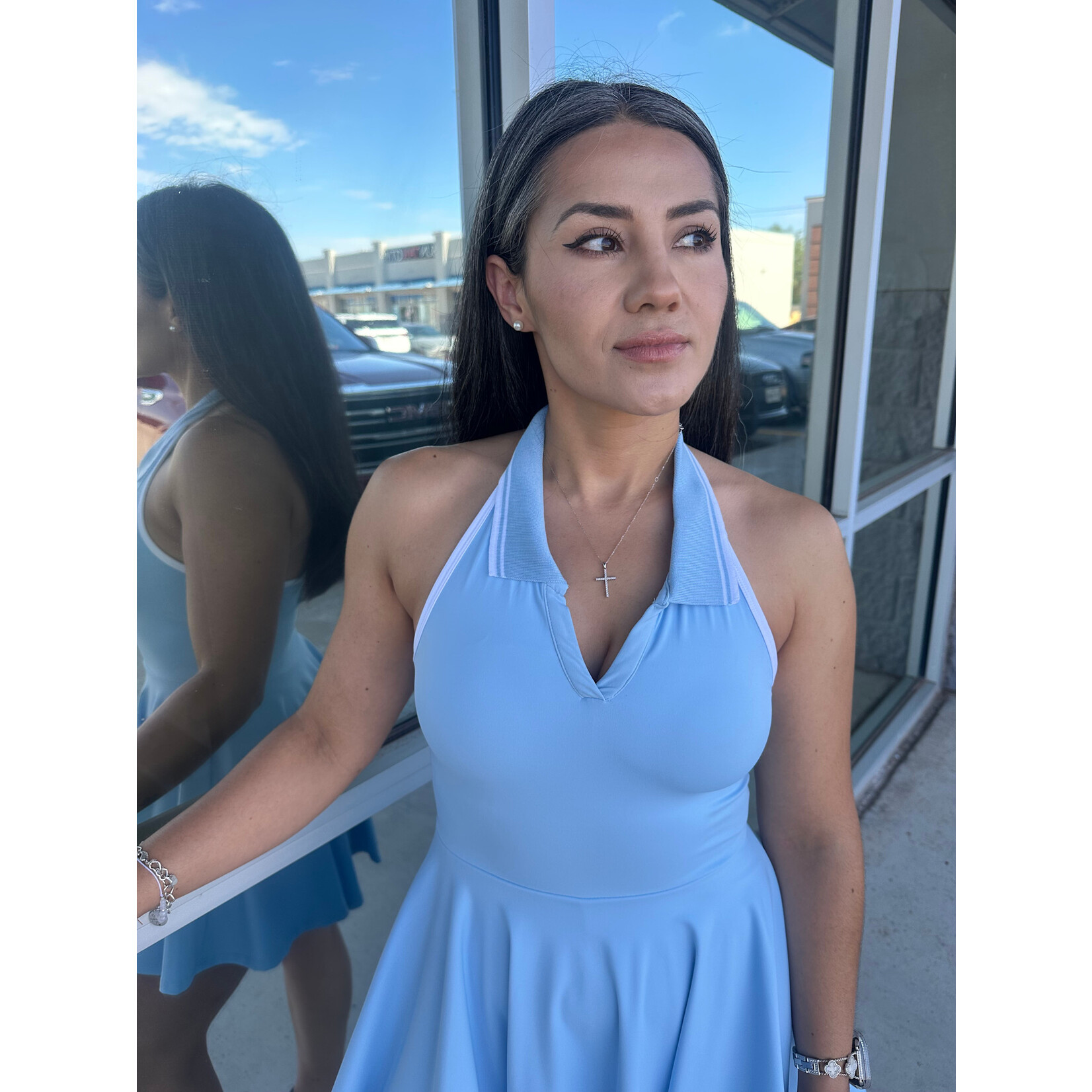 Halter Polo Tennis Dress