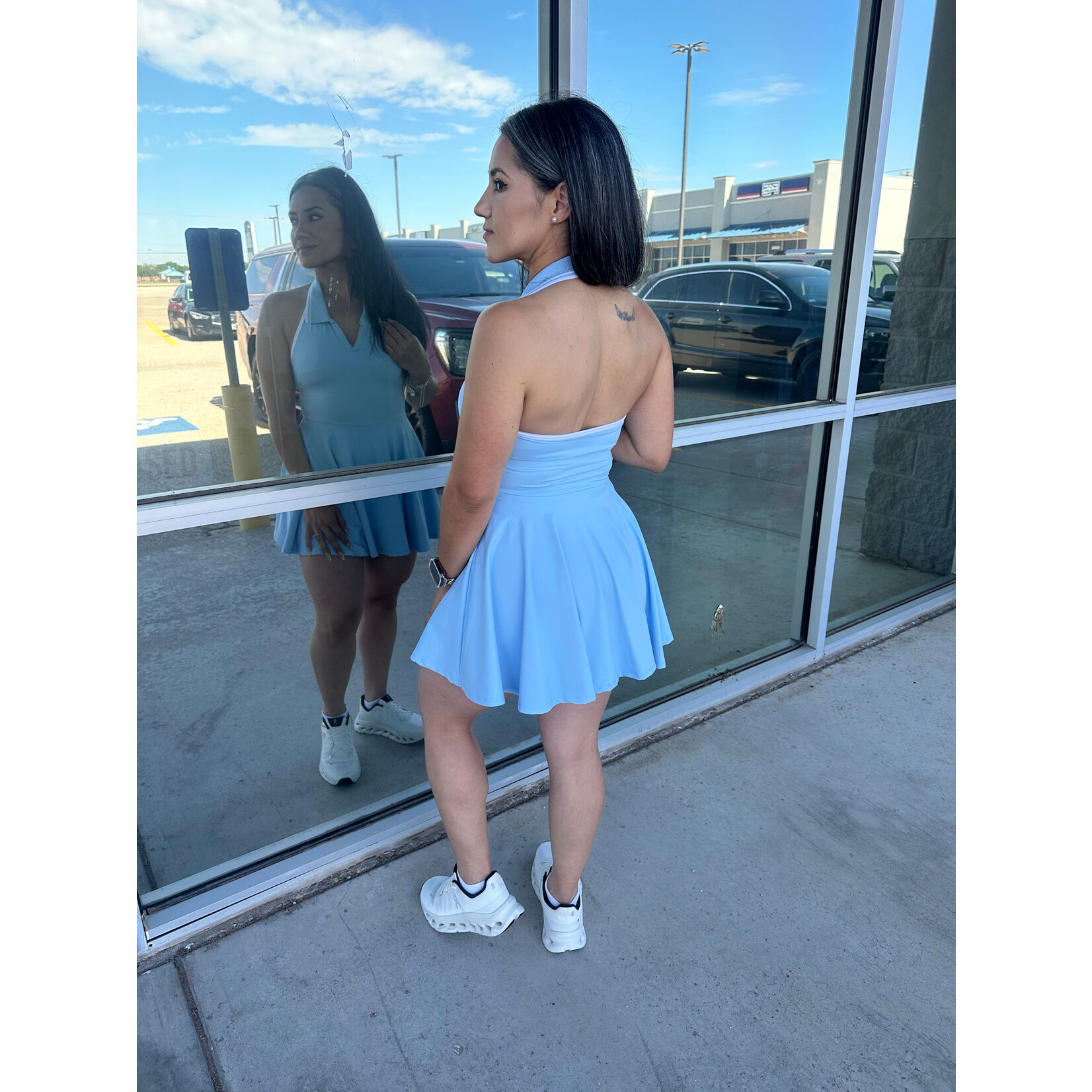 Halter Polo Tennis Dress